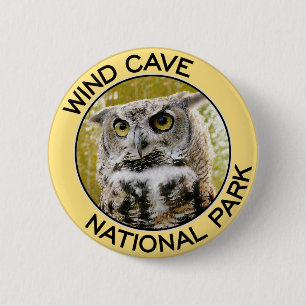 Wind Cave National Park 6 Cm Round Badge