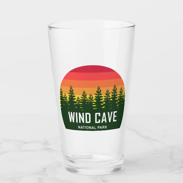Wind Cave National Park Glass (Front)