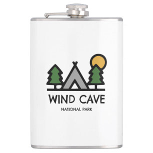 Wind Cave National Park Hip Flask