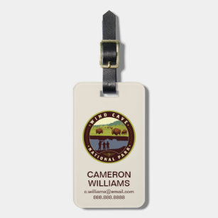 Wind Cave National Park Luggage Tag