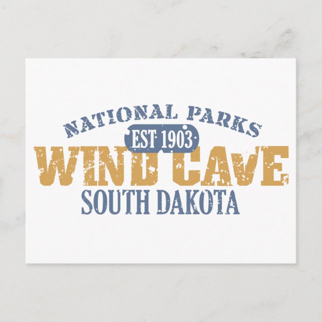 Wind Cave National Park Postcard (Front)