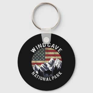 Wind Cave National Park Shirt Camping South Dakota Key Ring