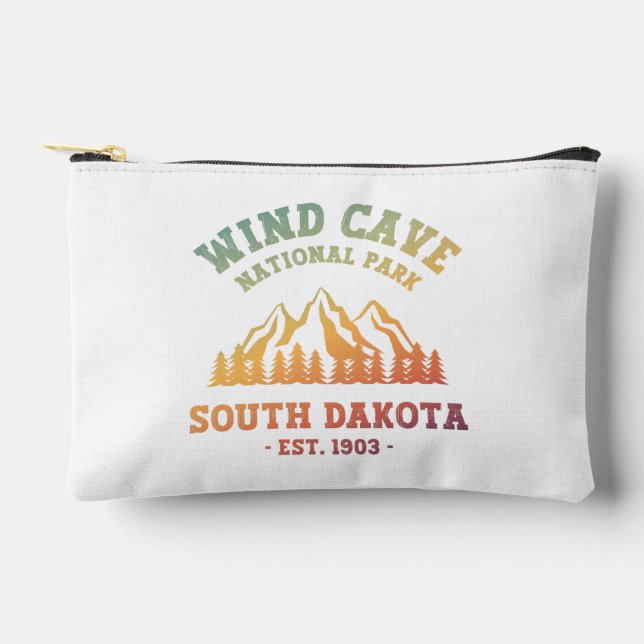 Wind Cave National Park South Dakota Accessory Pouch (Front)