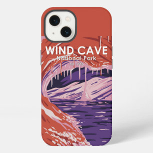 Wind Cave National Park South Dakota Vintage iPhone 13 Case