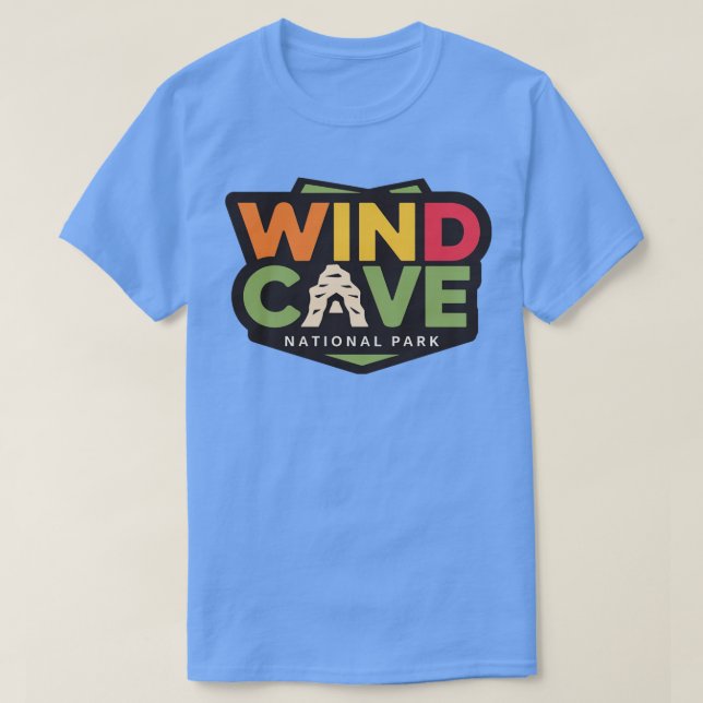 Wind Cave National Park Souvenir T-Shirt (Design Front)