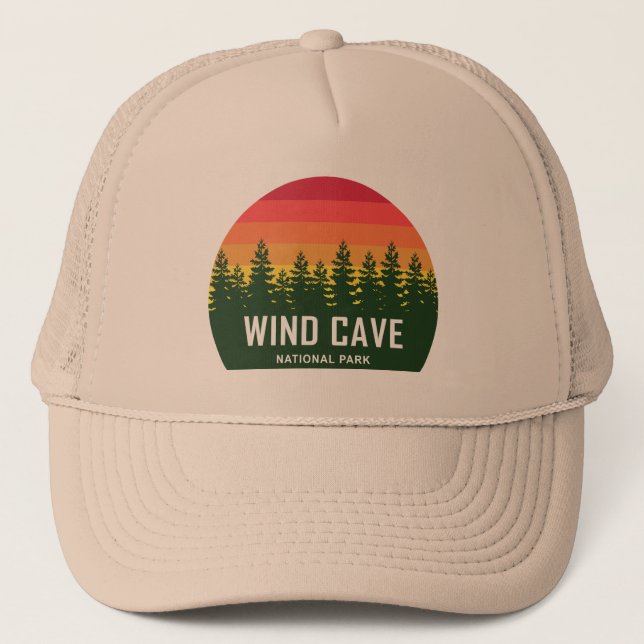 Wind Cave National Park Trucker Hat (Front)