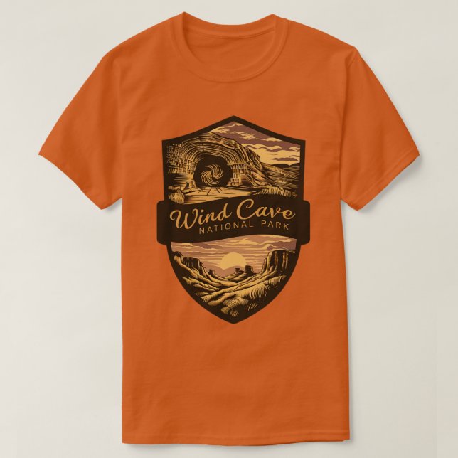 Wind Cave National Park US T-Shirt (Design Front)