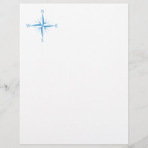 Wind compass custom letterhead