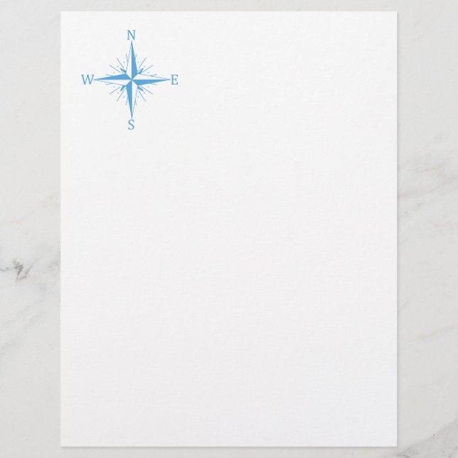 Wind compass custom letterhead (Front)