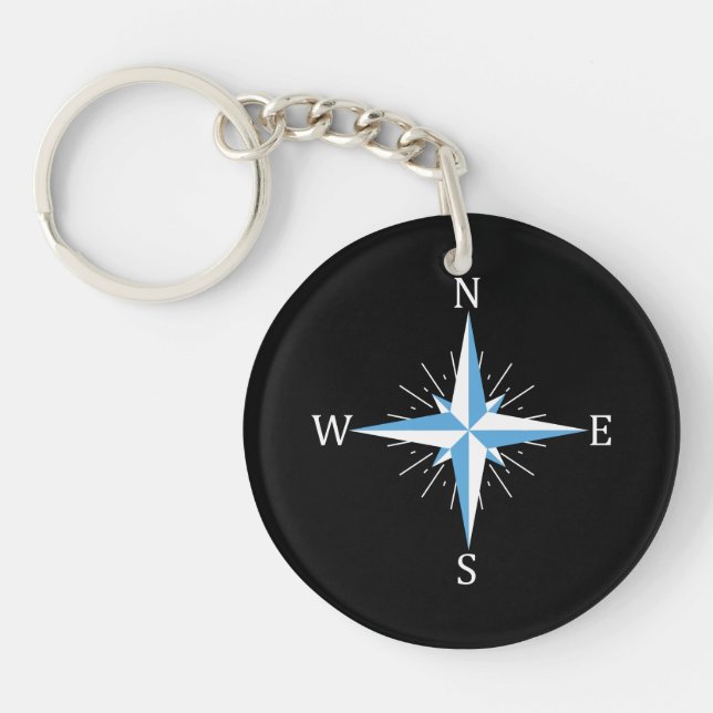 Wind compass key ring (Front)
