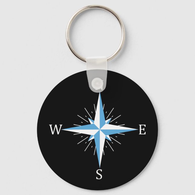 Wind compass key ring (Front)