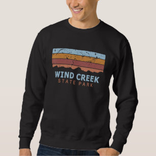 Wind Creek State Park Alabama Retro Cool Sweatshirt
