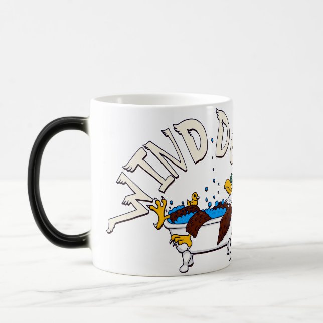 Wind Down Eagle Magic Mug (Left)
