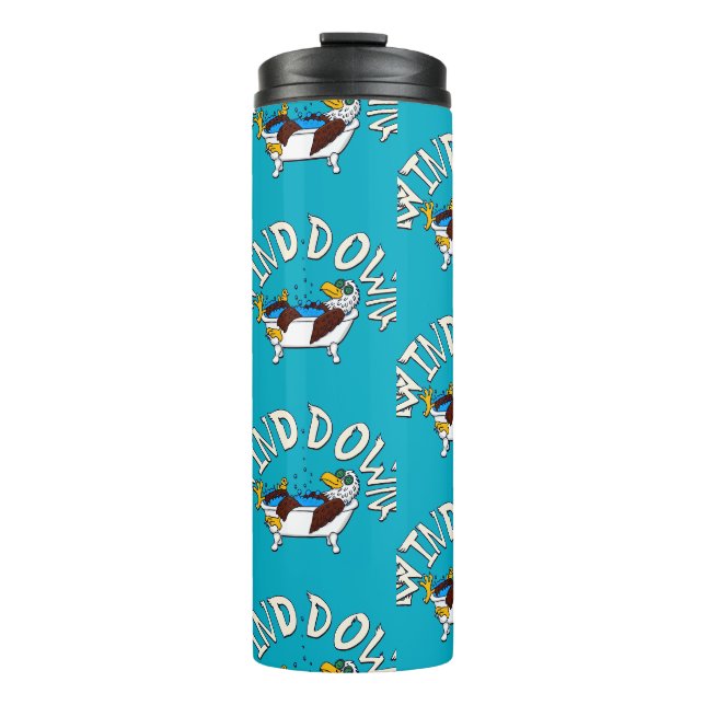 Wind Down Eagle Thermal Tumbler (Front)