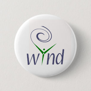 Wind Energy 6 Cm Round Badge