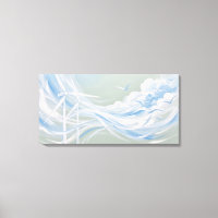 Wind Energy Abstract Art | Contemporary Ribbon Art
