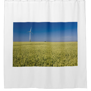 Wind Energy Shower Curtain