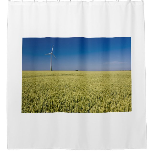 Wind Energy Shower Curtain (Front)