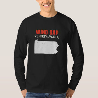 Wind Gap Pennsylvania USA State America Travel T-Shirt