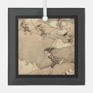 wind glass tree decoration