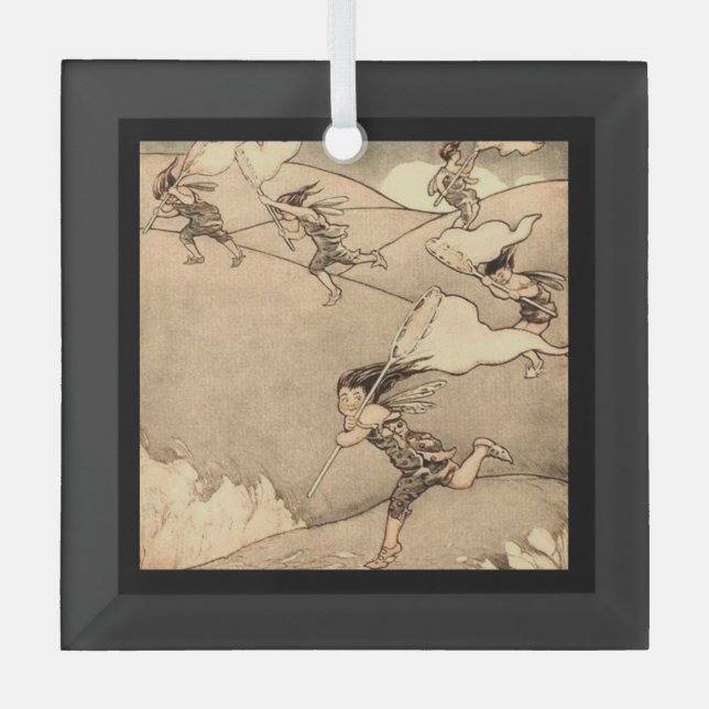 wind glass tree decoration (Front)