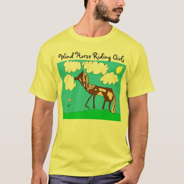 Wind Horse Riding Girls Club T-Shirt (Front)