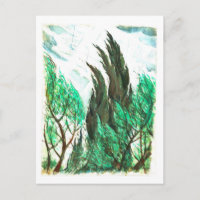 Wind in the Treetops Painting