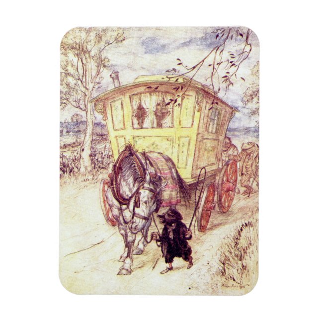 Wind in the Willows Fridge Magnet  (Vertical)
