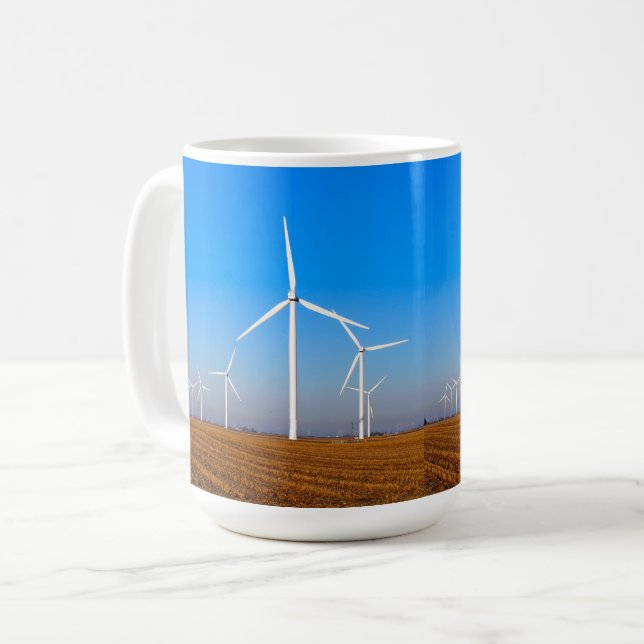 Wind Mill Landscape Coffee Mug (Front Left)