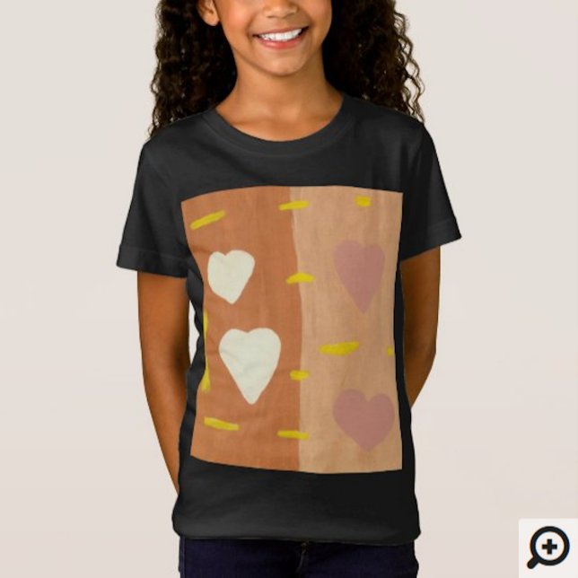 Wind of Love Girls Fine Jersey T-Shirt (Creator Uploaded)