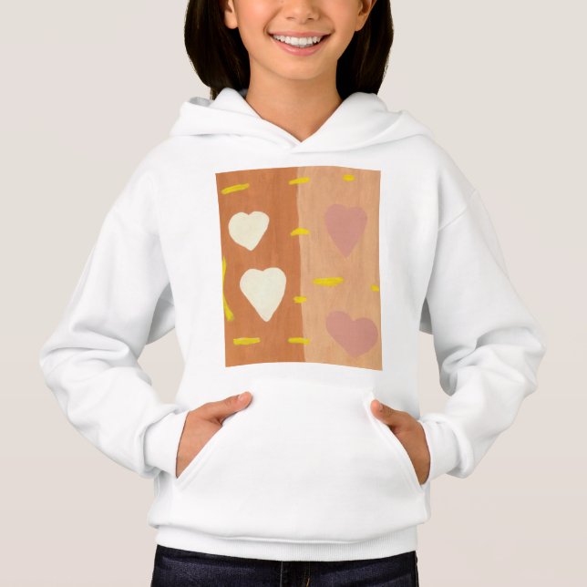 Wind of Love Girls Pullover Hoodie (Front)