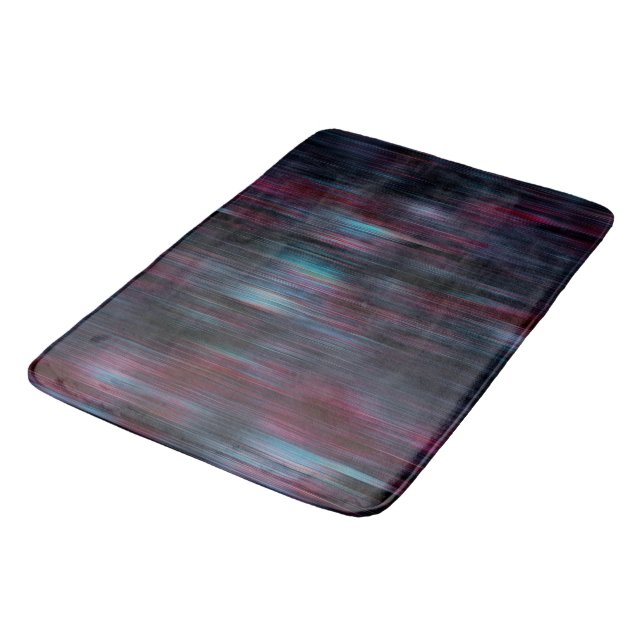Wind or rain effect, on wine colour bath mat (Angled)