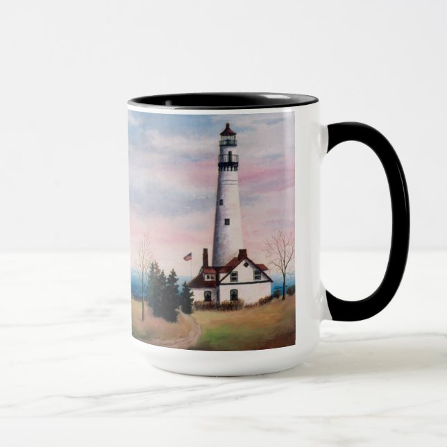 Wind Point Lighthouse Mug (Right)