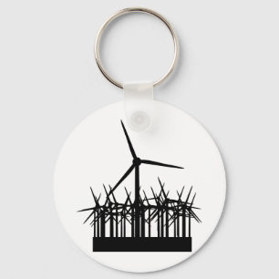 wind power environment key ring