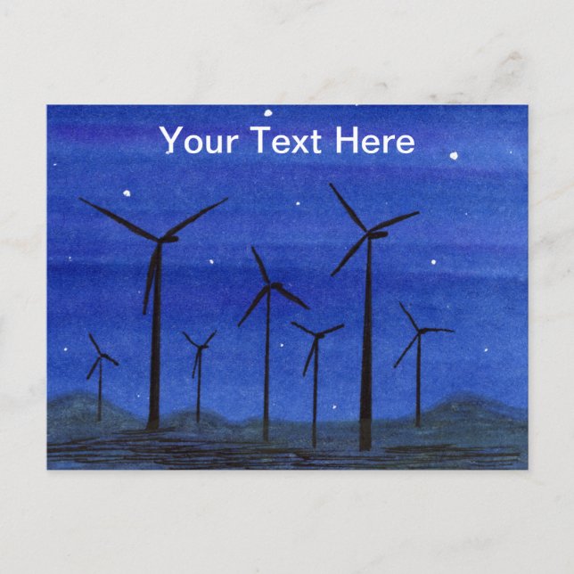 Wind Power Postcard (Front)