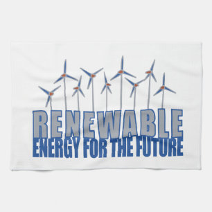 Wind Power Tea Towel