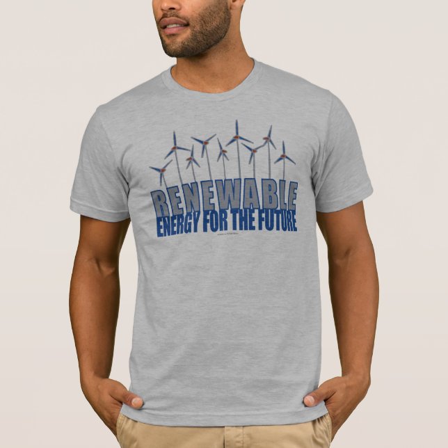 Wind Power Turbines T-Shirt (Front)