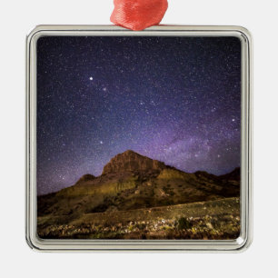 Wind River Canyon at Night Metal Tree Decoration