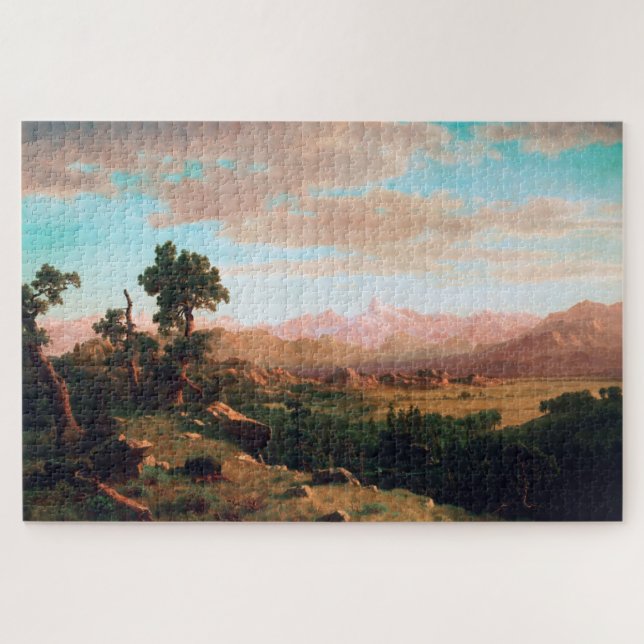 Wind River Country, Albert Bierstadt Jigsaw Puzzle (Horizontal)