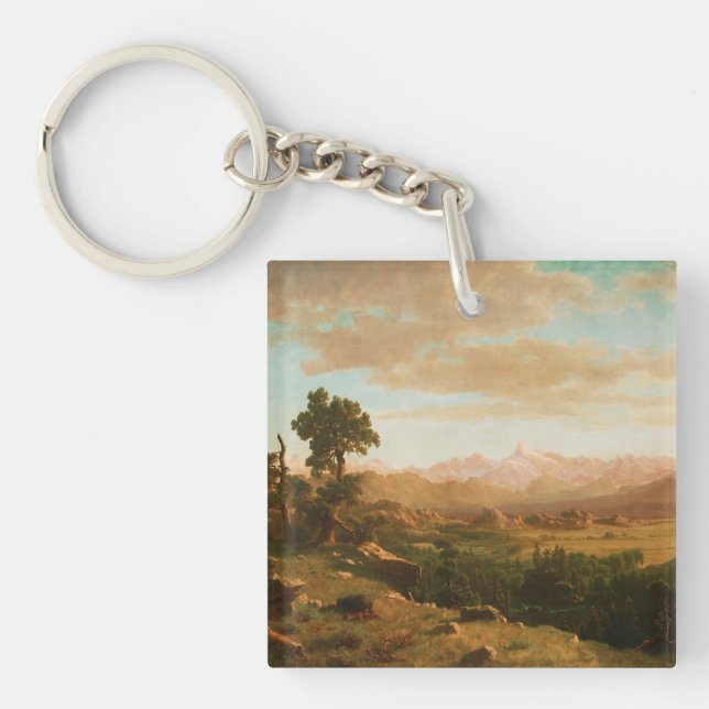 Wind River Country – Albert Bierstadt Key Ring (Front)