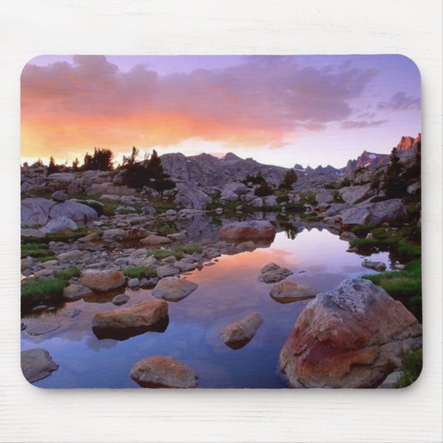 Wind River Range, Wyoming Customisable Gifts Mouse Pad (Front)