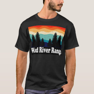 Wind River Range Wyoming Retro T-Shirt