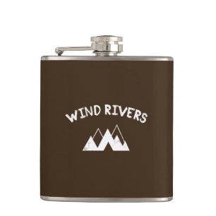 Wind Rivers Hip Flask