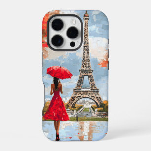 Wind Romance Paris Chic Walk iPhone 16 Pro Case