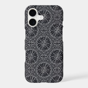 Wind Rose Compass Pattern