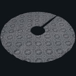 Wind Rose Compass Pattern Brushed Polyester Tree Skirt<br><div class="desc">Graphic wind rose compass drawn in line art style | © and ® Bigstock® - All Rights Reserved.</div>