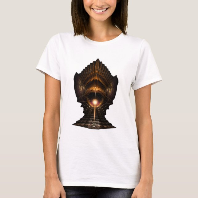 Wind Storm Fractal Art ISO T-Shirt (Front)