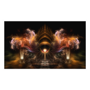 Wind Storm Fractal Art Photo Enlargement Print