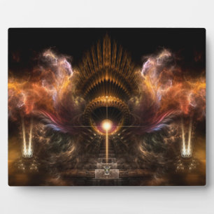 Wind Storm Fractal Art Photo Plaque