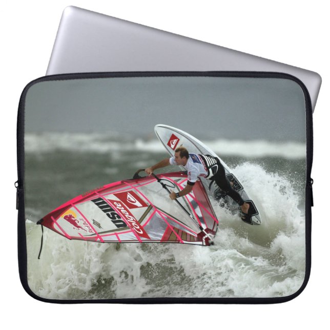 Wind Surfing - 15" Neoprene Computer Sleeve (Front)